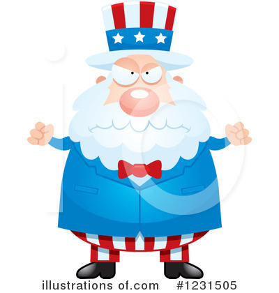 Royalty-Free (RF) Uncle Sam Clipart Illustration by Cory Thoman - Stock Sample #1231505