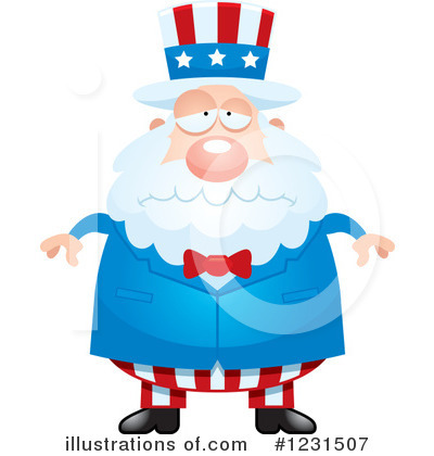 Royalty-Free (RF) Uncle Sam Clipart Illustration by Cory Thoman - Stock Sample #1231507