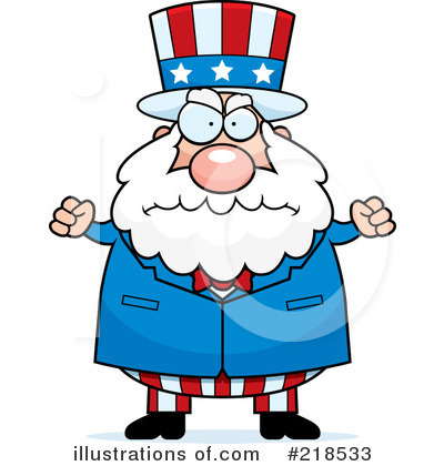 Royalty-Free (RF) Uncle Sam Clipart Illustration by Cory Thoman - Stock Sample #218533