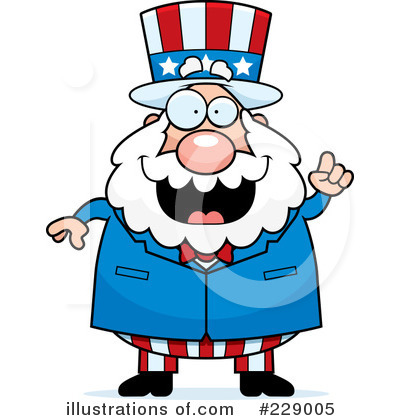 Royalty-Free (RF) Uncle Sam Clipart Illustration by Cory Thoman - Stock Sample #229005