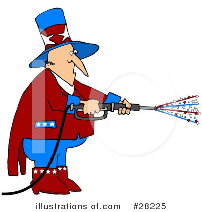 Royalty-Free (RF) Uncle Sam Clipart Illustration by djart - Stock Sample #28225
