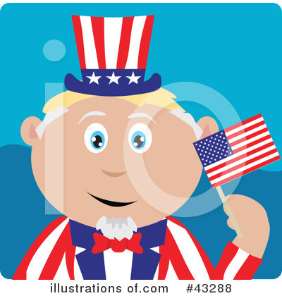 Royalty-Free (RF) Uncle Sam Clipart Illustration by Dennis Holmes Designs - Stock Sample #43288