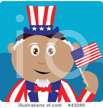 Royalty-Free (RF) Uncle Sam Clipart Illustration by Dennis Holmes Designs - Stock Sample #43289