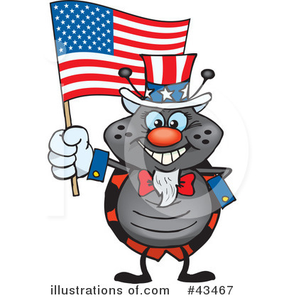 Independence Day Clipart #43467 by Dennis Holmes Designs