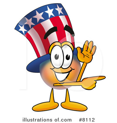 Uncle Sam Character Clipart #8112 by Mascot Junction