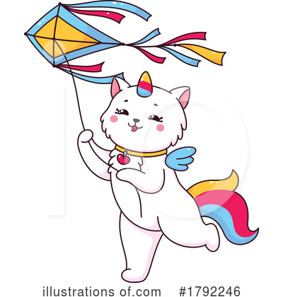 Royalty-Free (RF) Unicorn Cat Clipart Illustration by Vector Tradition SM - Stock Sample #1792246