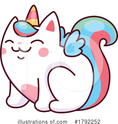 Caticorn Clipart #1792252 by Vector Tradition SM