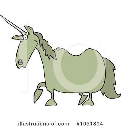 Royalty-Free (RF) Unicorn Clipart Illustration by djart - Stock Sample #1051894