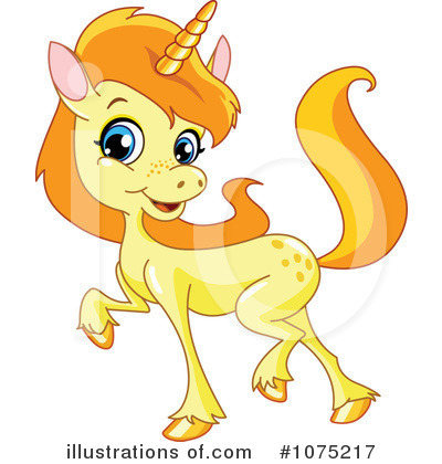 Royalty-Free (RF) Unicorn Clipart Illustration by yayayoyo - Stock Sample #1075217