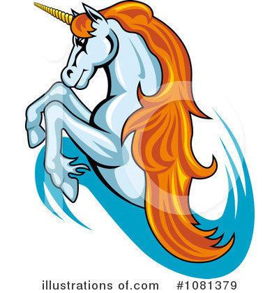 Royalty-Free (RF) Unicorn Clipart Illustration by Vector Tradition SM - Stock Sample #1081379