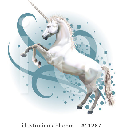 Unicorn Clipart #11287 by AtStockIllustration