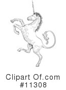 Unicorn Clipart #11308 by AtStockIllustration