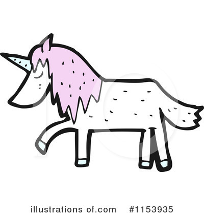 Royalty-Free (RF) Unicorn Clipart Illustration by lineartestpilot - Stock Sample #1153935