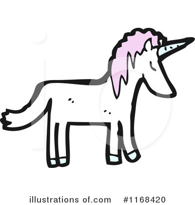 Royalty-Free (RF) Unicorn Clipart Illustration by lineartestpilot - Stock Sample #1168420