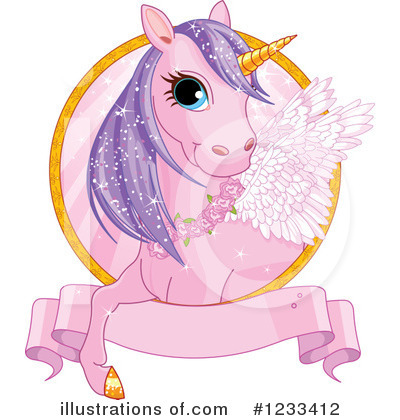 Unicorn Clipart #1233412 by Pushkin