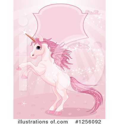 Royalty-Free (RF) Unicorn Clipart Illustration by Pushkin - Stock Sample #1256092