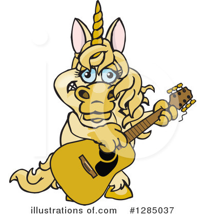 Royalty-Free (RF) Unicorn Clipart Illustration by Dennis Holmes Designs - Stock Sample #1285037