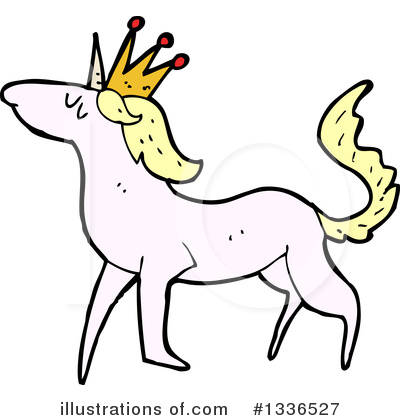 Royalty-Free (RF) Unicorn Clipart Illustration by lineartestpilot - Stock Sample #1336527