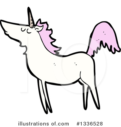 Royalty-Free (RF) Unicorn Clipart Illustration by lineartestpilot - Stock Sample #1336528