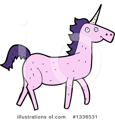 Royalty-Free (RF) Unicorn Clipart Illustration by lineartestpilot - Stock Sample #1336531