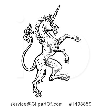Royalty-Free (RF) Unicorn Clipart Illustration by AtStockIllustration - Stock Sample #1498859