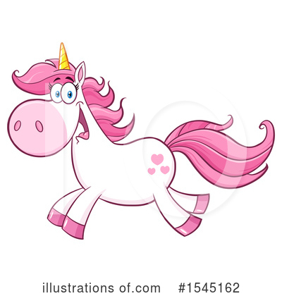 Royalty-Free (RF) Unicorn Clipart Illustration by Hit Toon - Stock Sample #1545162