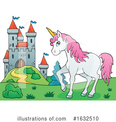 Royalty-Free (RF) Unicorn Clipart Illustration by visekart - Stock Sample #1632510