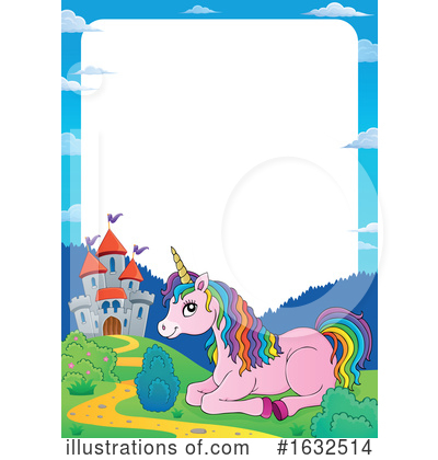 Royalty-Free (RF) Unicorn Clipart Illustration by visekart - Stock Sample #1632514