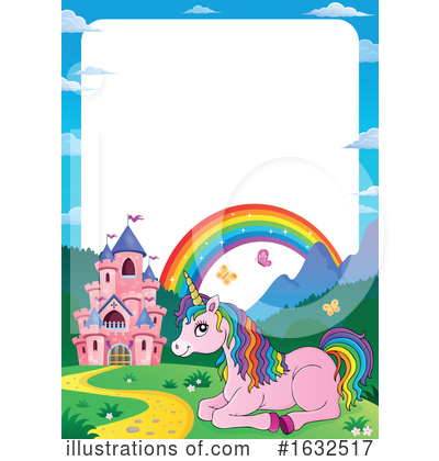 Royalty-Free (RF) Unicorn Clipart Illustration by visekart - Stock Sample #1632517