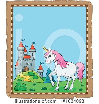 Royalty-Free (RF) Unicorn Clipart Illustration by visekart - Stock Sample #1634093