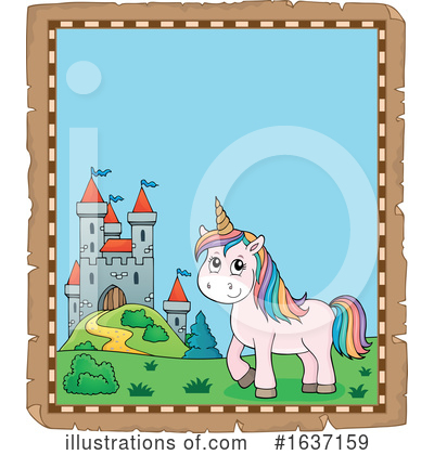 Royalty-Free (RF) Unicorn Clipart Illustration by visekart - Stock Sample #1637159