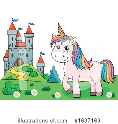 Royalty-Free (RF) Unicorn Clipart Illustration by visekart - Stock Sample #1637169