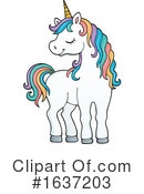 Unicorn Clipart #1637203 by visekart