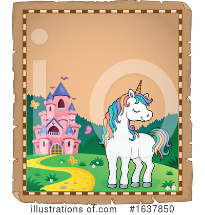 Royalty-Free (RF) Unicorn Clipart Illustration by visekart - Stock Sample #1637850