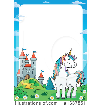 Royalty-Free (RF) Unicorn Clipart Illustration by visekart - Stock Sample #1637851