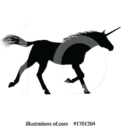 Royalty-Free (RF) Unicorn Clipart Illustration by AtStockIllustration - Stock Sample #1701204