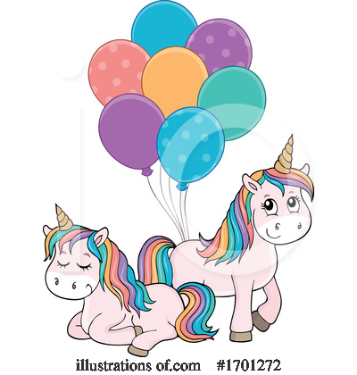 Balloons Clipart #1701272 by visekart