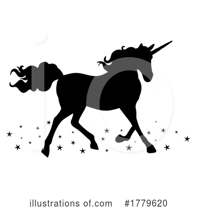 Royalty-Free (RF) Unicorn Clipart Illustration by KJ Pargeter - Stock Sample #1779620