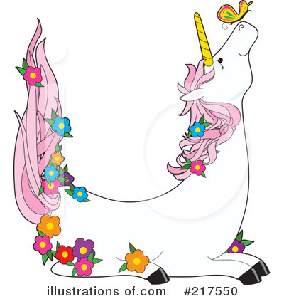 Unicorn Clipart #217550 by Maria Bell