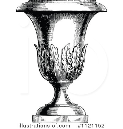 Royalty-Free (RF) Urn Clipart Illustration by Prawny Vintage - Stock Sample #1121152