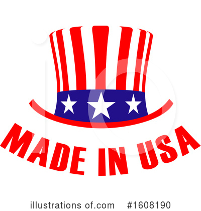 Made In America Clipart #1608190 by Vector Tradition SM