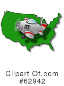 Usa Map Clipart #62942 by djart