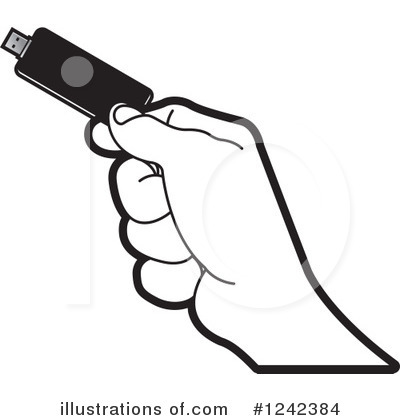 Usb Modem Clipart #1242384 by Lal Perera