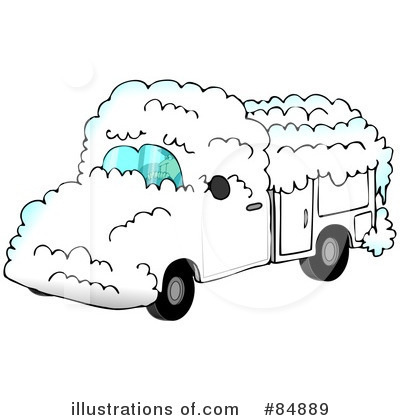 Royalty-Free (RF) Utility Truck Clipart Illustration by djart - Stock Sample #84889
