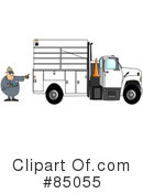 Utility Truck Clipart #85055 by djart