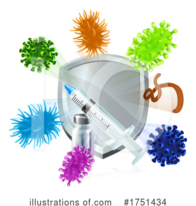 Germs Clipart #1751434 by AtStockIllustration