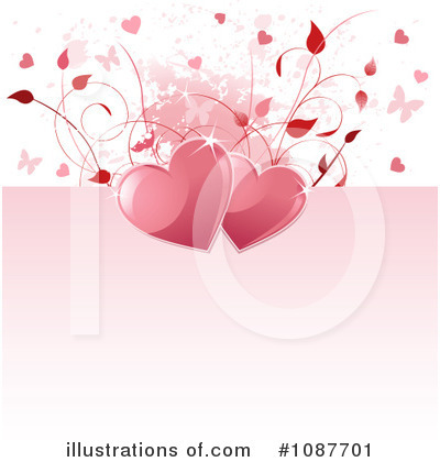 Valentine Background Clipart #1087701 by Pushkin