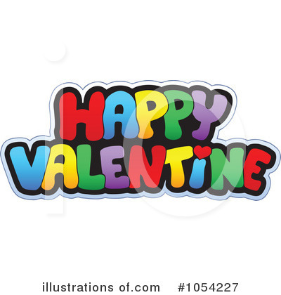 Royalty-Free (RF) Valentine Clipart Illustration by visekart - Stock Sample #1054227