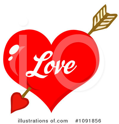 Royalty-Free (RF) Valentine Clipart Illustration by Hit Toon - Stock Sample #1091856