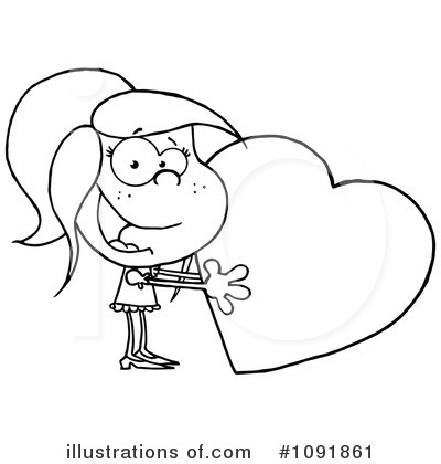 Royalty-Free (RF) Valentine Clipart Illustration by Hit Toon - Stock Sample #1091861